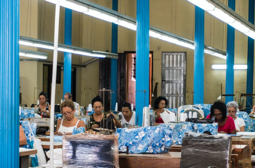 women in factory