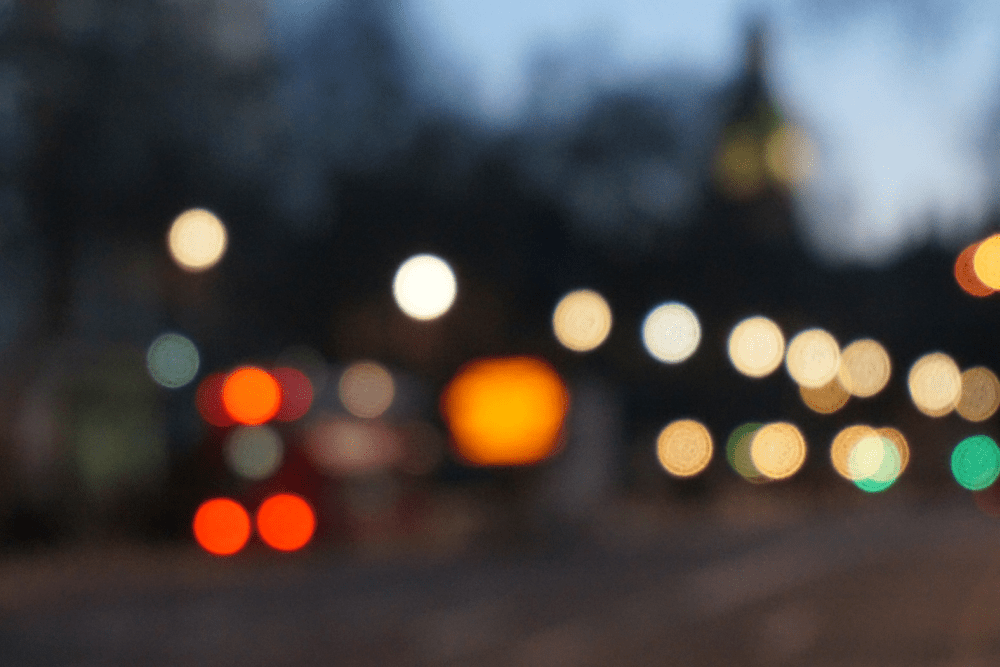 out of focus lights