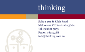 Thinking card front
